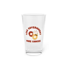 "Less Government" Pint Glass for Santa