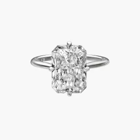 Radiant Cut Solitaire Engagement Ring