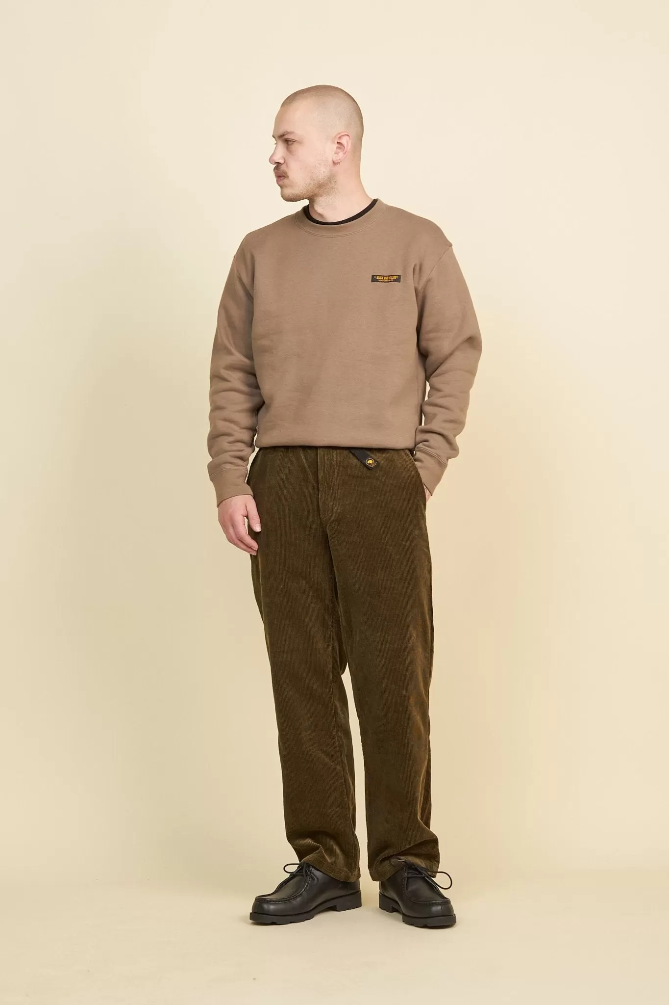 Rats Corduroy Easy Pant - Khaki Green