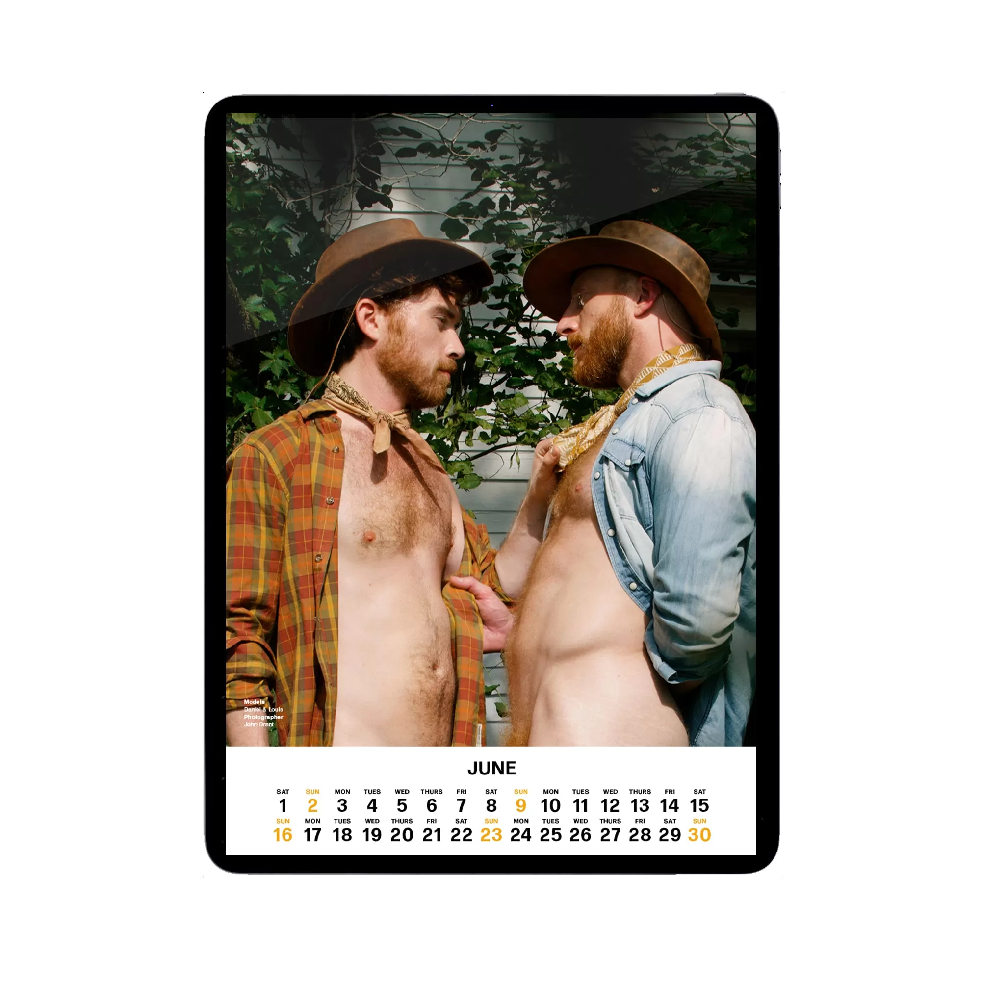 Red Hot 2024 Digital Calendar