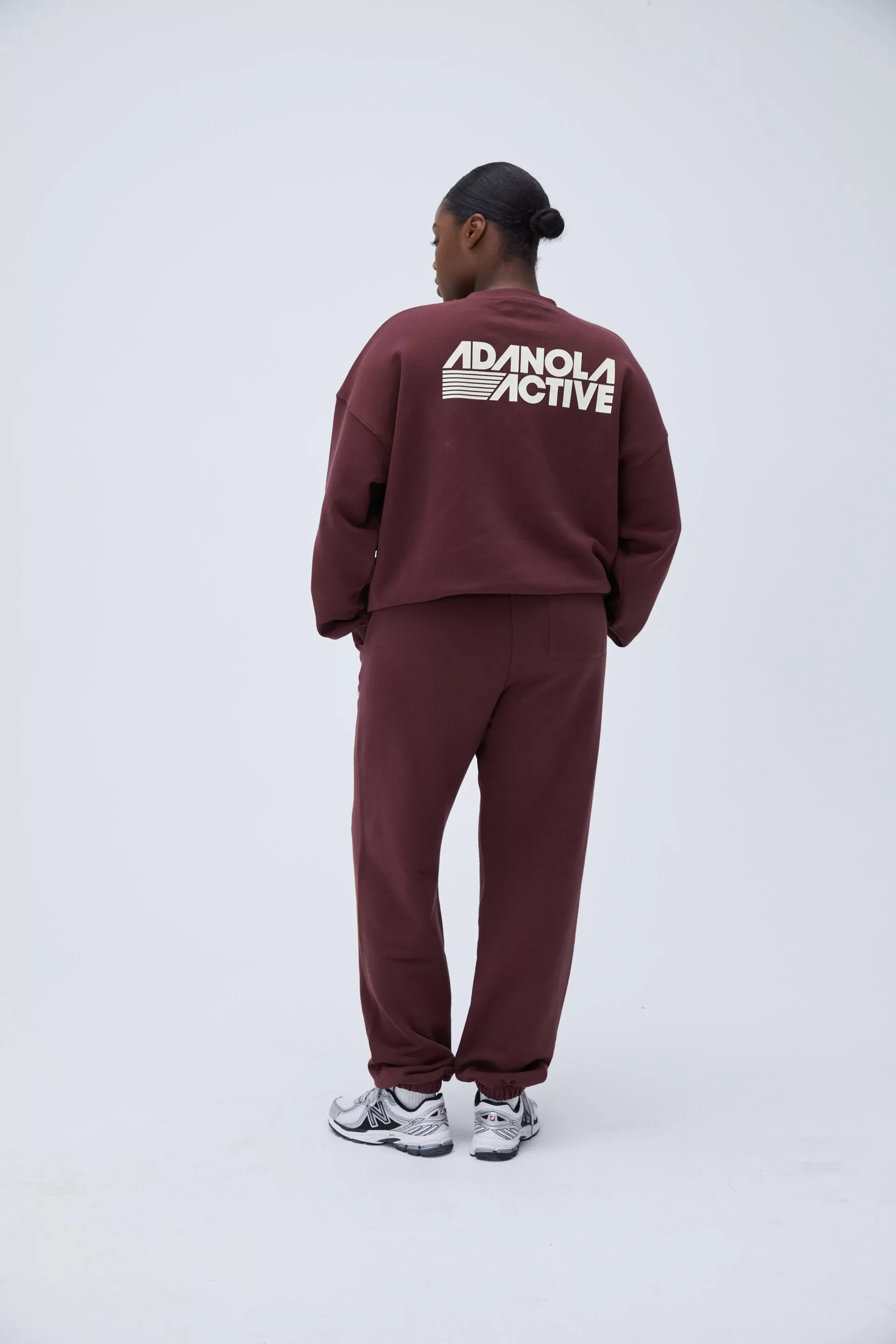 Retro Sport Sweatpants - Burgundy