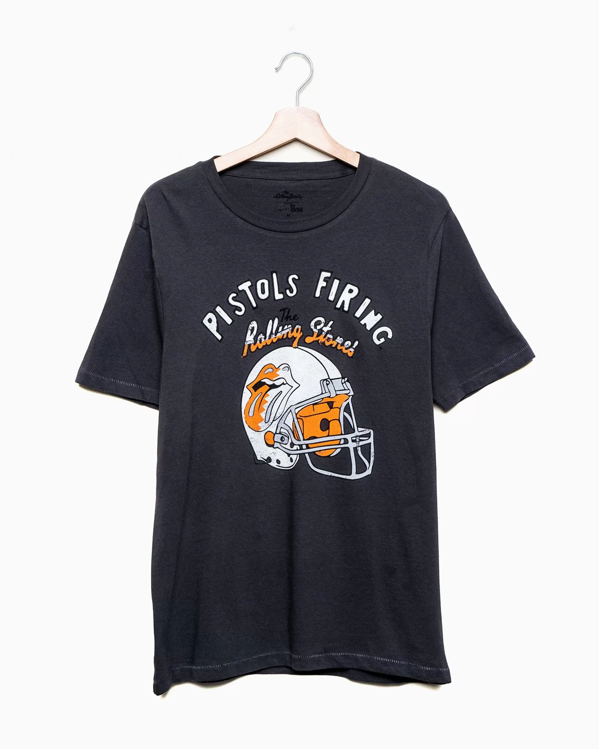 Rolling Stones OSU Helmet Lick Off Black Oversized Tee