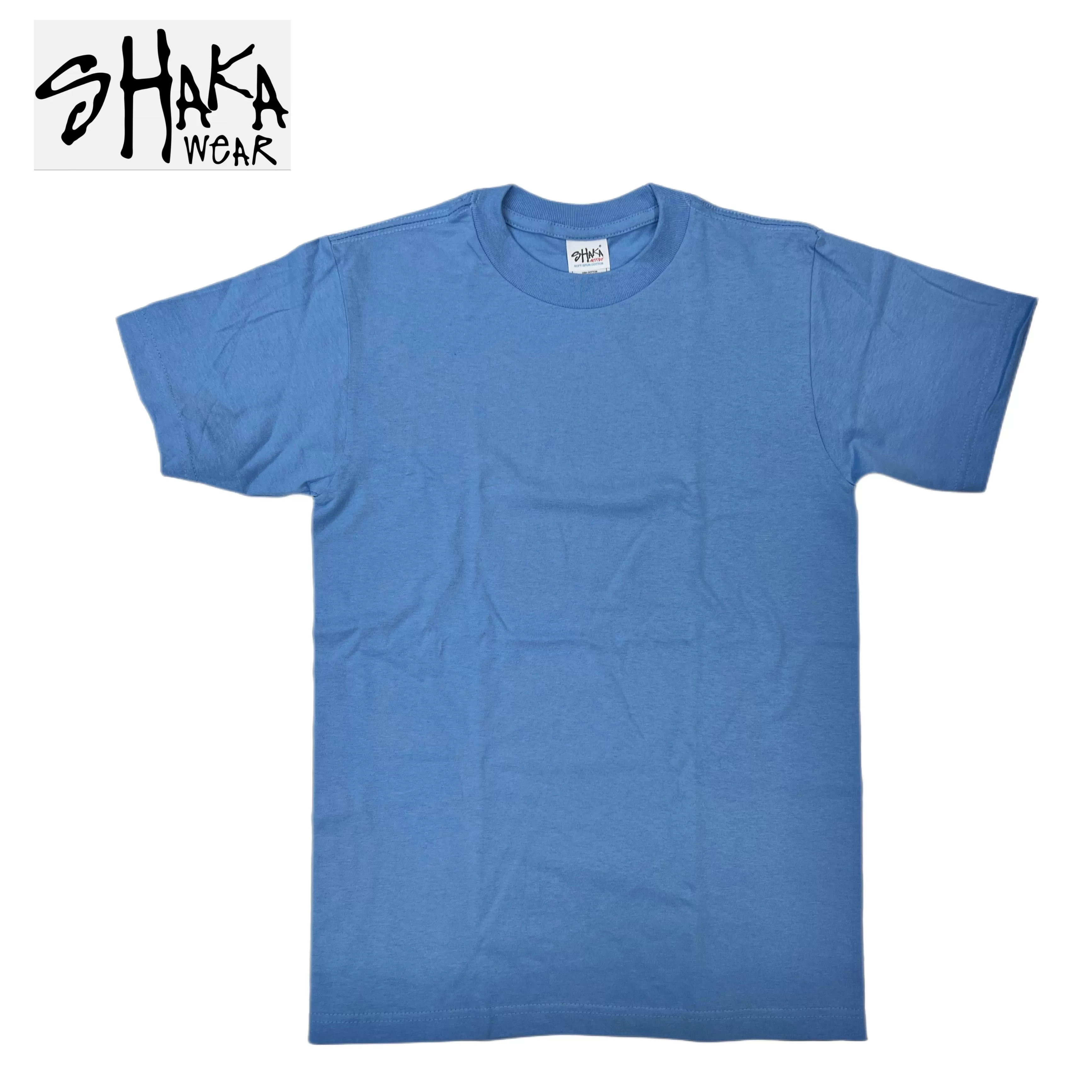 Shaka Wear 6.0 oz Active Short Sleeve T-Shirt (Burgundy/Dark Grey/Red/Royal/Sky Blue)