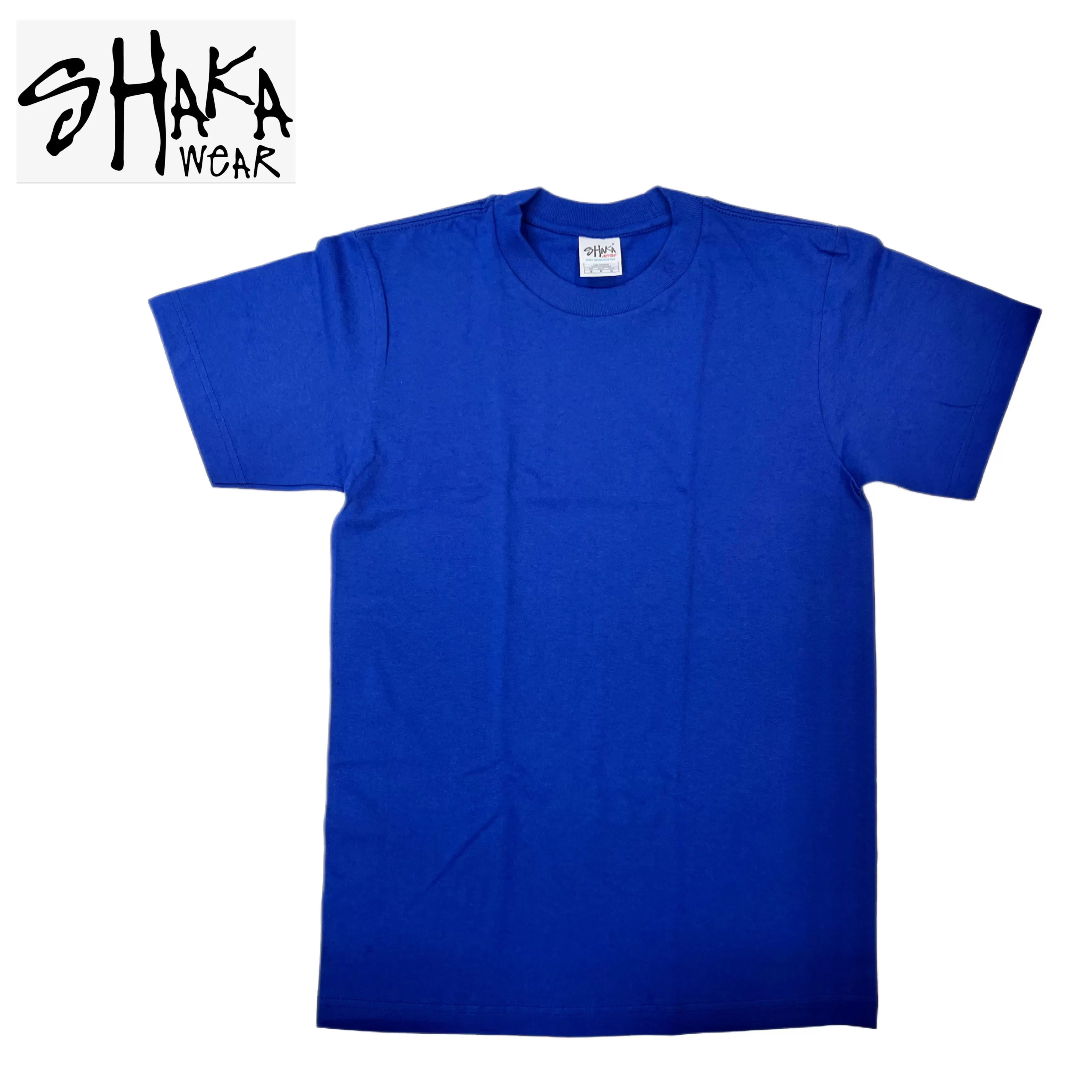 Shaka Wear 6.0 oz Active Short Sleeve T-Shirt (Burgundy/Dark Grey/Red/Royal/Sky Blue)