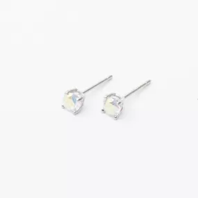 Silver Petrol Studs