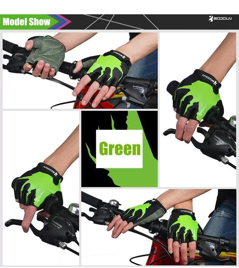 Summer Shockproof Cycling Gloves Half Finger Outdoor MTB Road Bike Bicycle Gloves Sports Mitten for Children Men Women