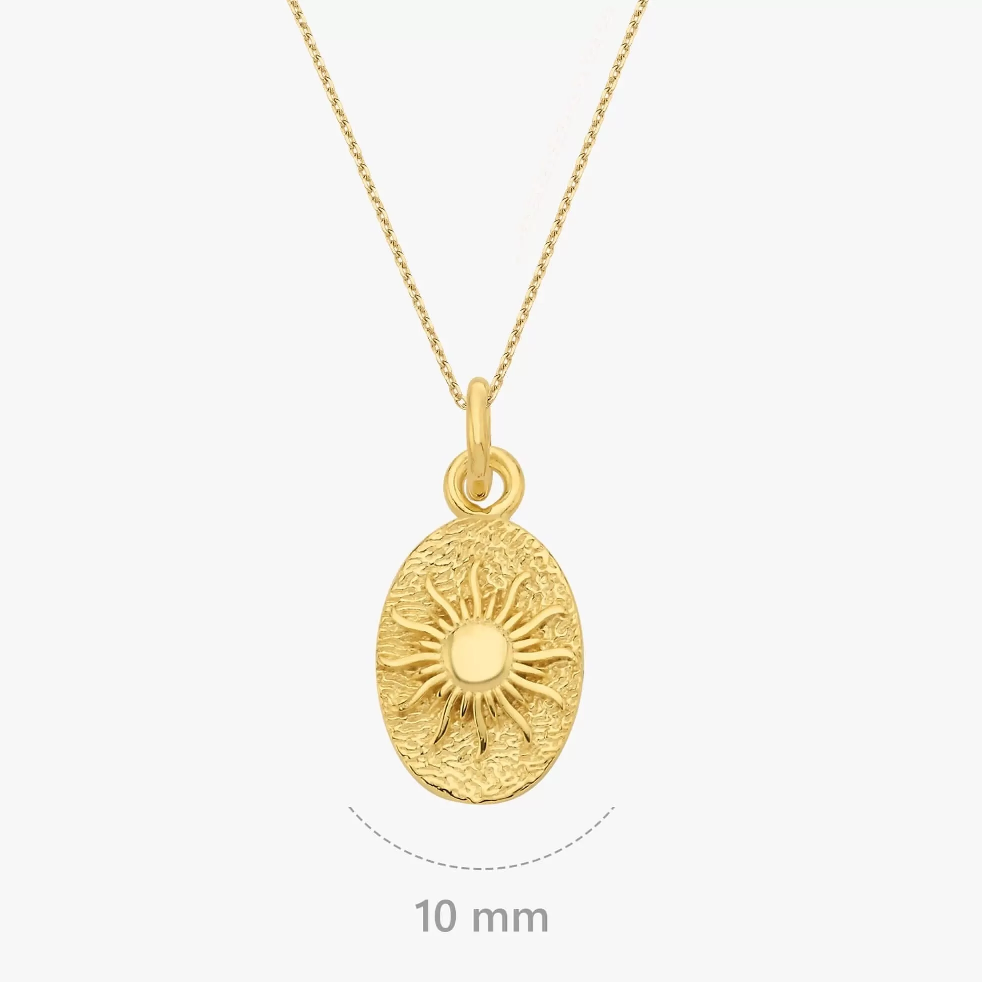 Sun Necklace | 14K Gold Vermeil