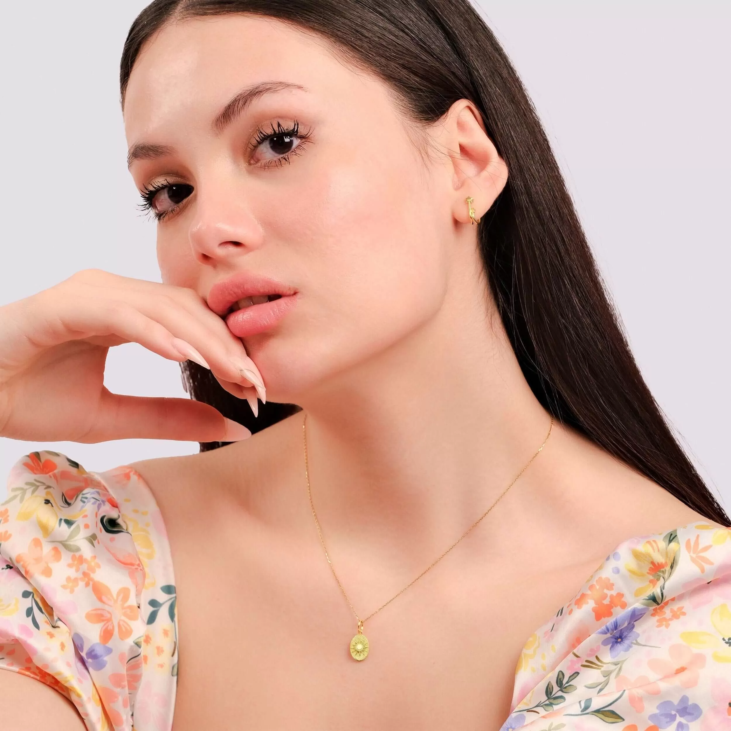 Sun Necklace | 14K Gold Vermeil