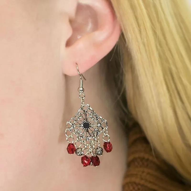 The Dreamer Red Earrings