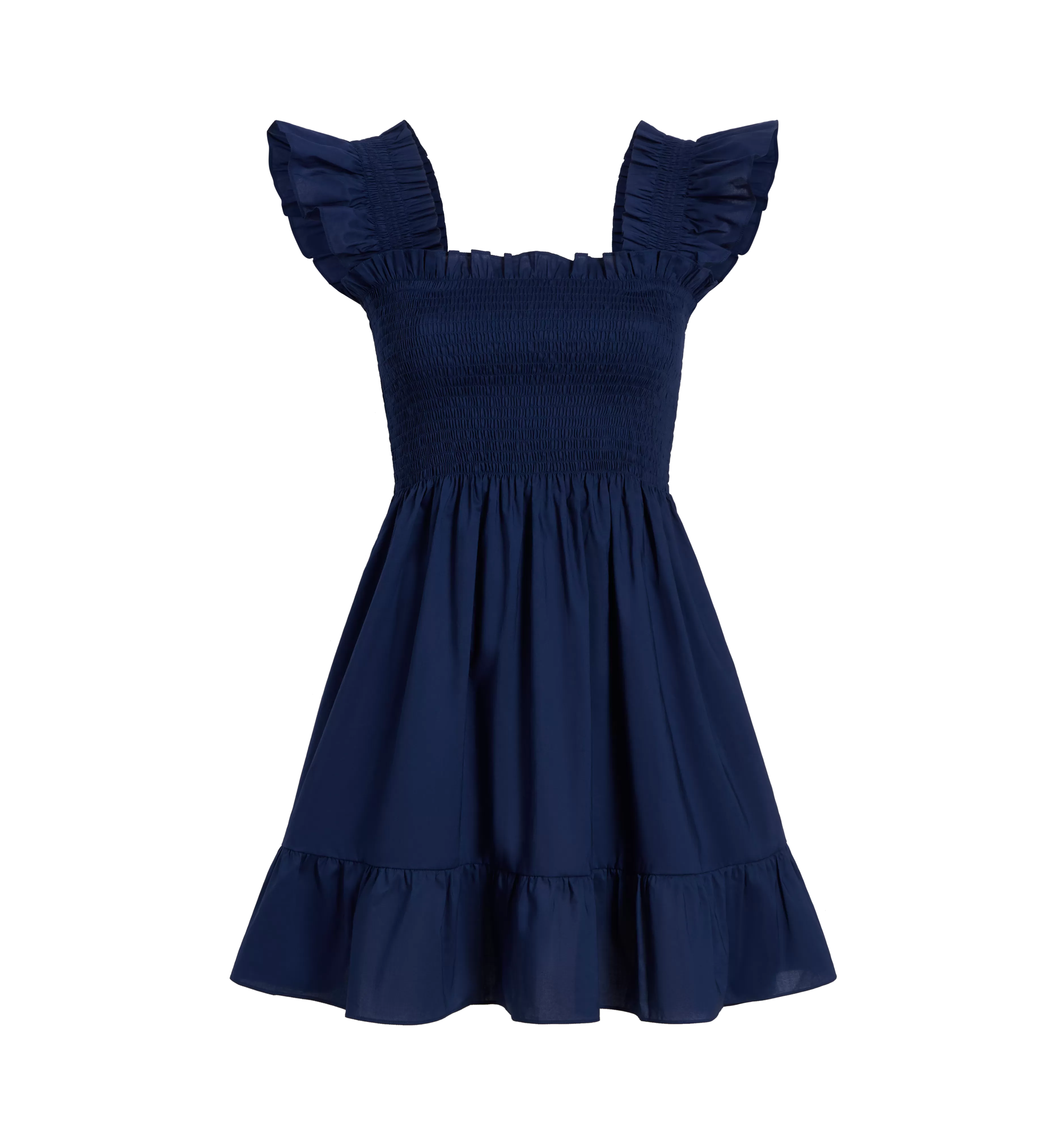 The Elizabeth Nap Dress - Navy Cotton