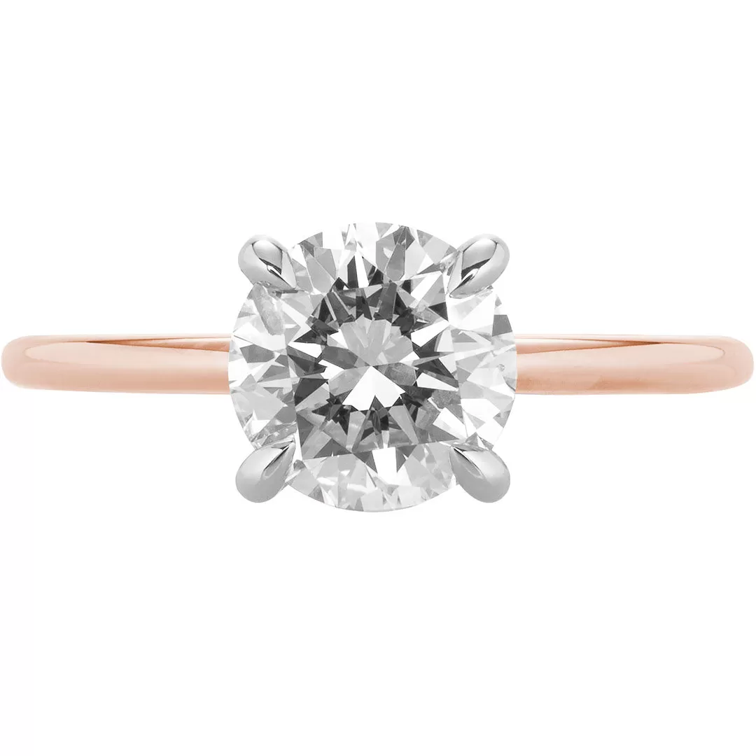 The Signature Solitaire   Hidden Halo | Round