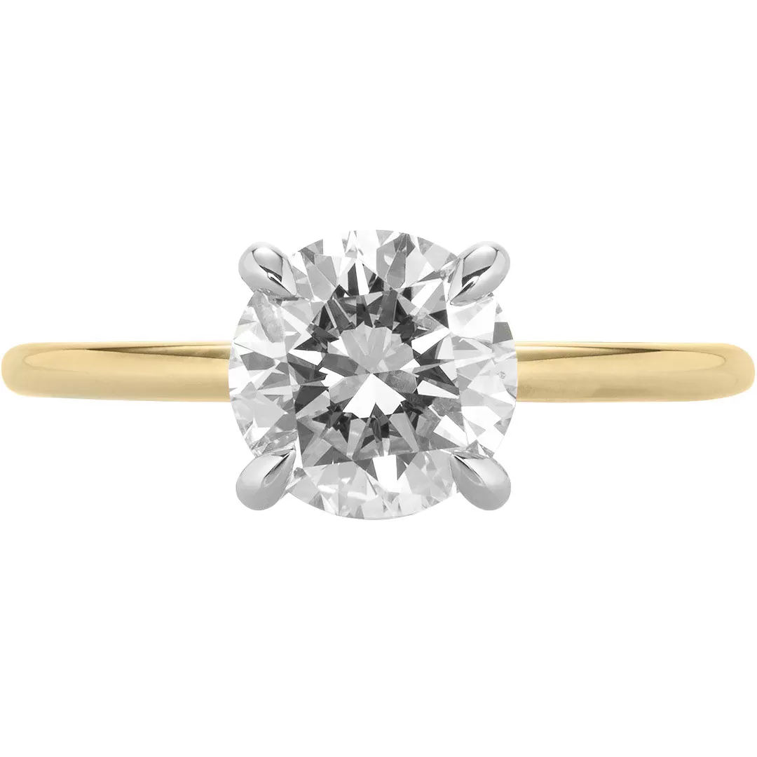 The Signature Solitaire   Hidden Halo | Round