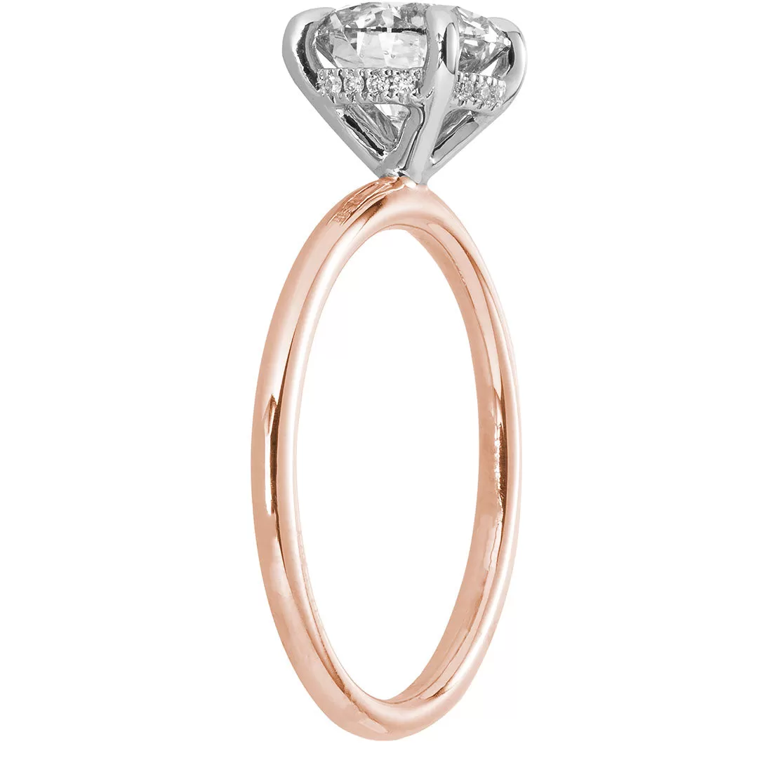 The Signature Solitaire   Hidden Halo | Round