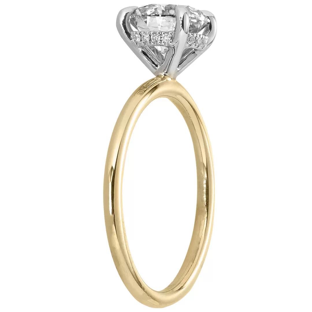 The Signature Solitaire   Hidden Halo | Round