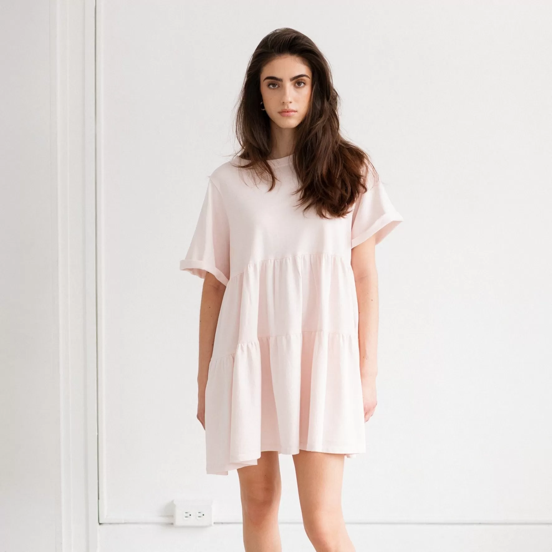 Three Tiered T-shirt Dress