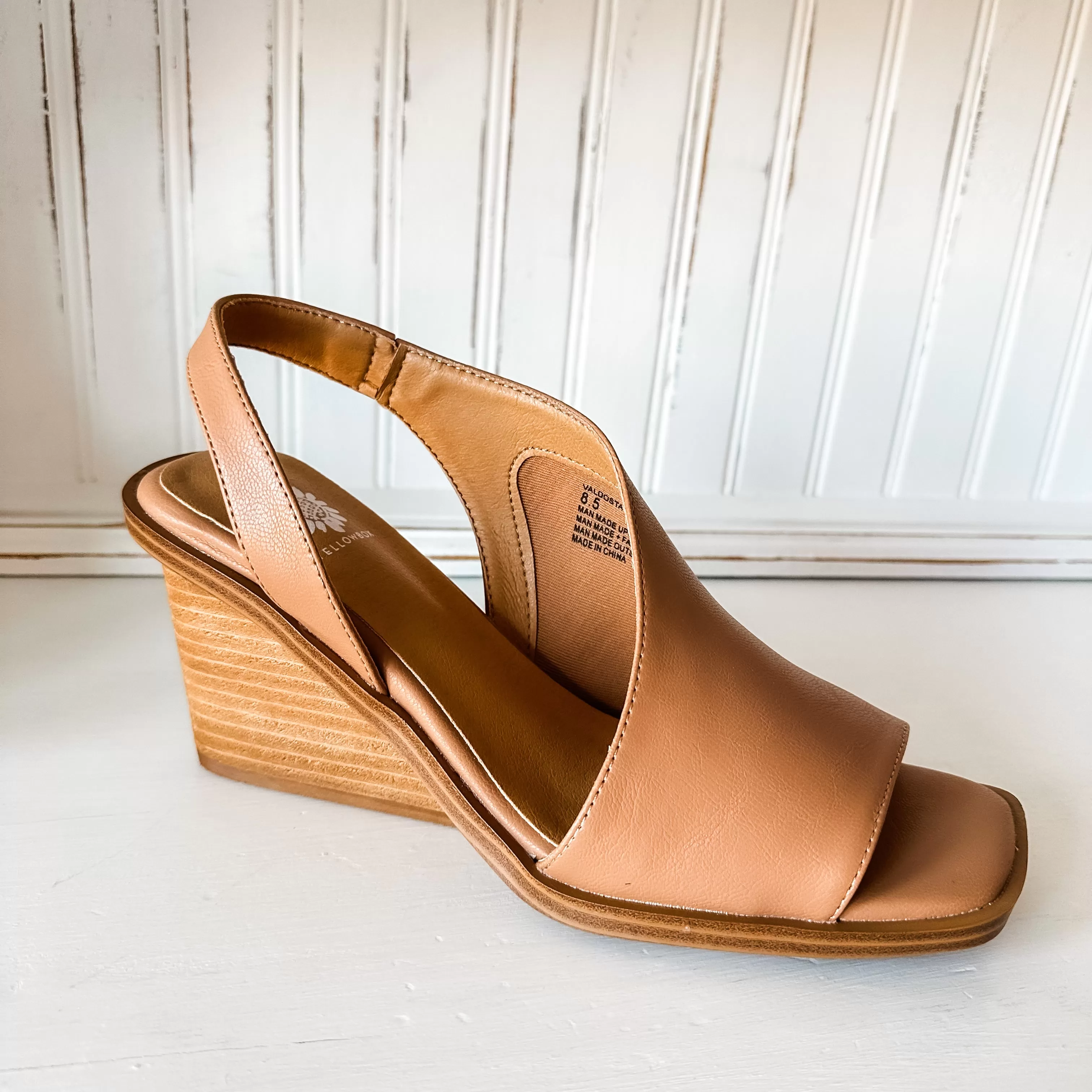 Valdosta Slingback Wedge Sandal - Almond