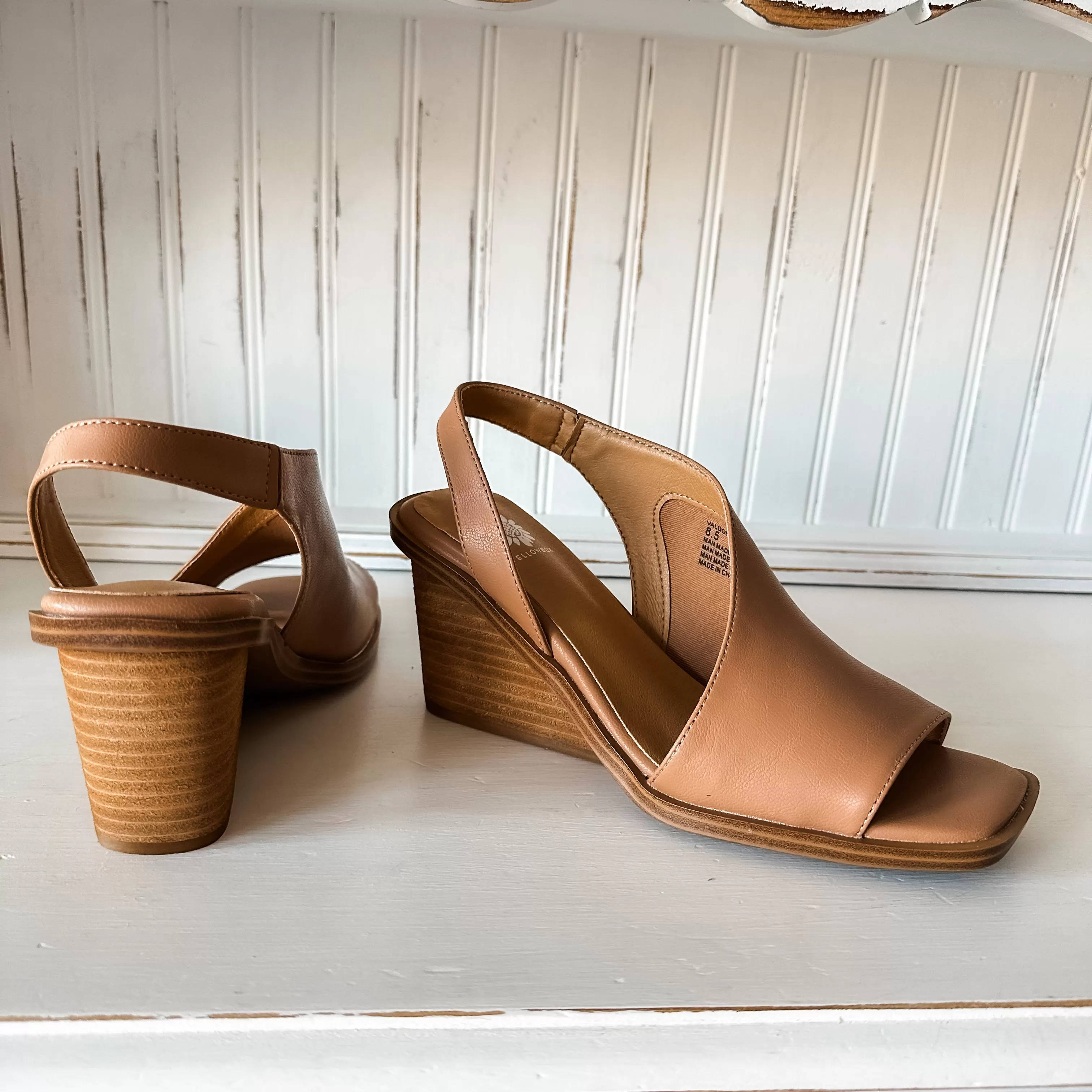 Valdosta Slingback Wedge Sandal - Almond