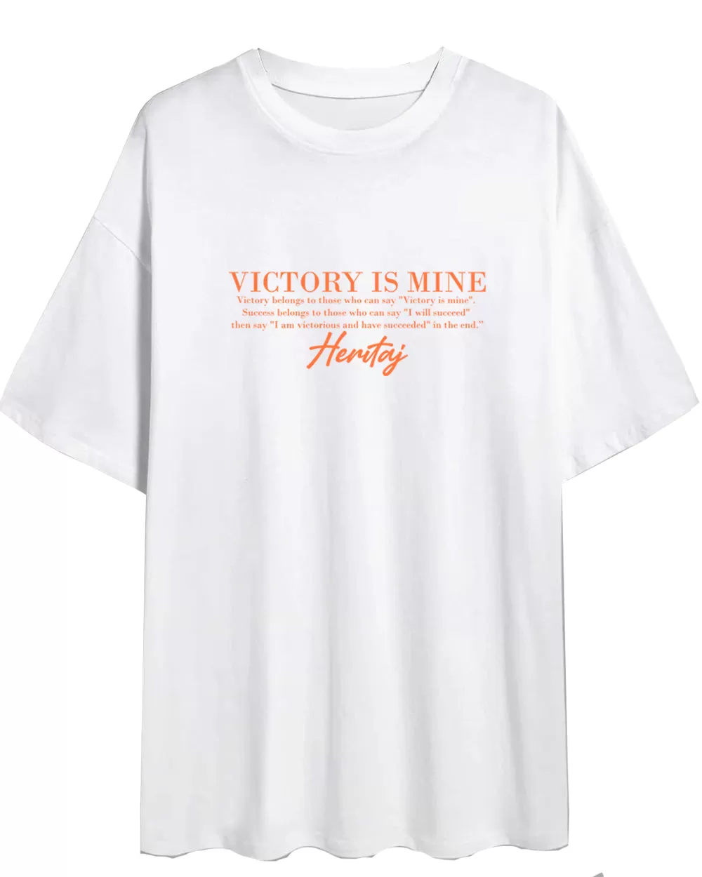 VICTORY IS MINE-OVERSIZED T-SHIRT-BLN