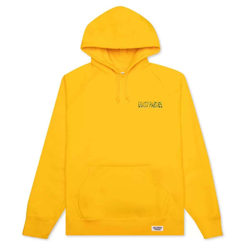 Washed Heavyweight Pullover Sweatshirt Type-4 - Yellow