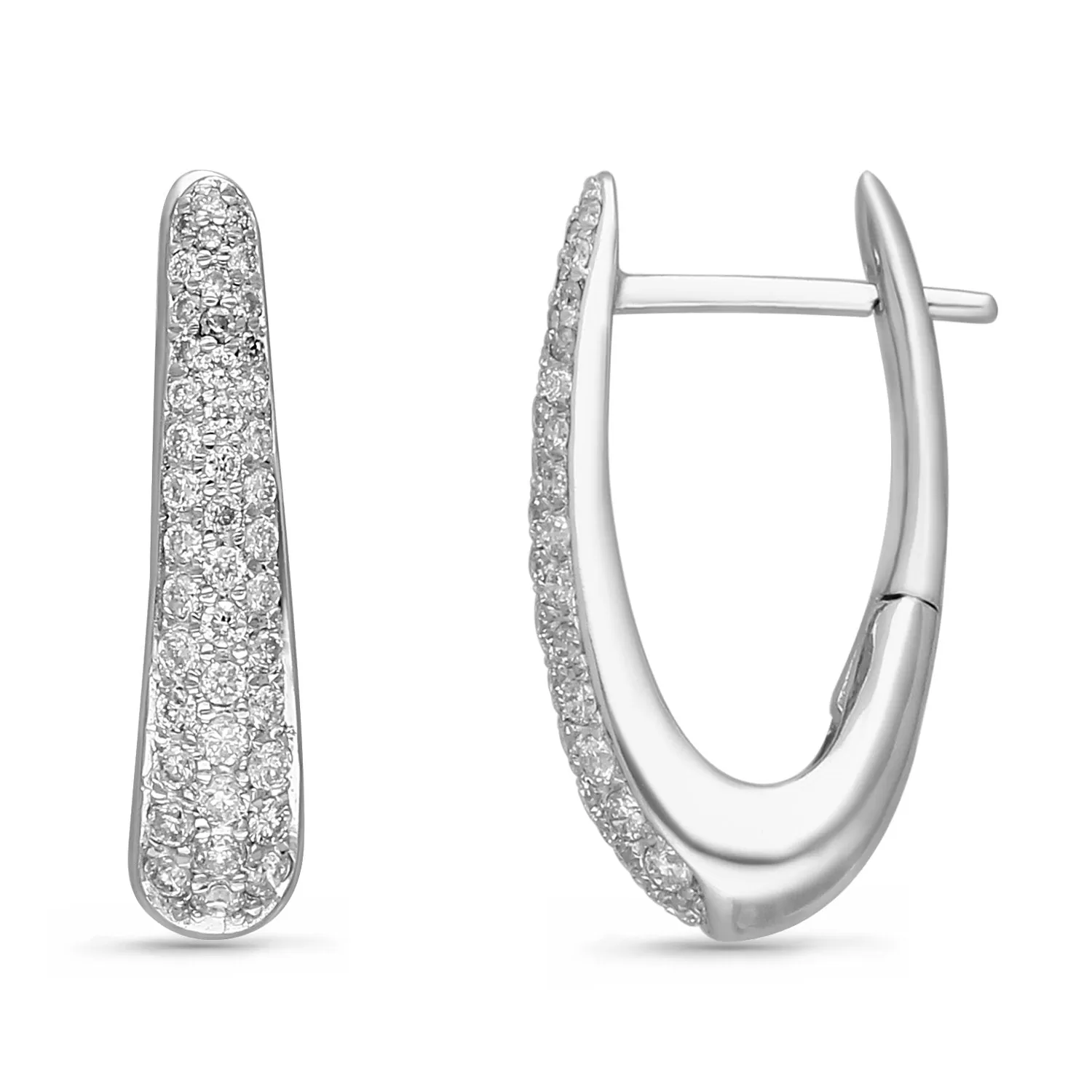 White Gold Diamond Eternal Earrings