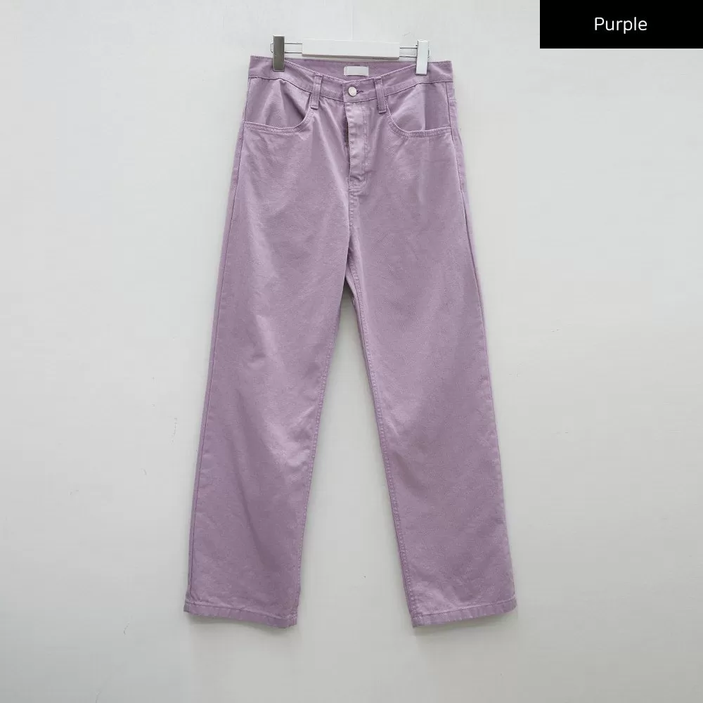 Wide Leg Cotton Pants CM16