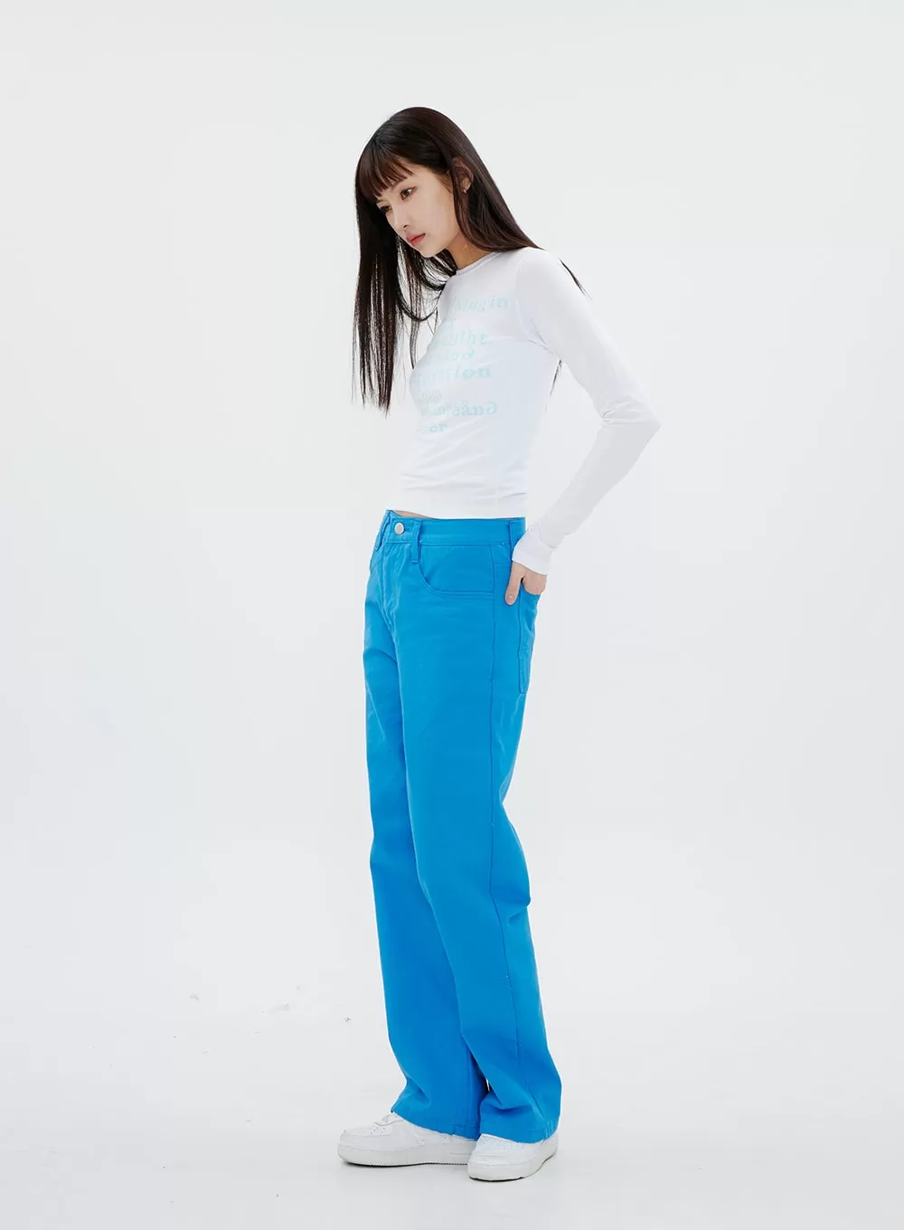 Wide Leg Cotton Pants CM16