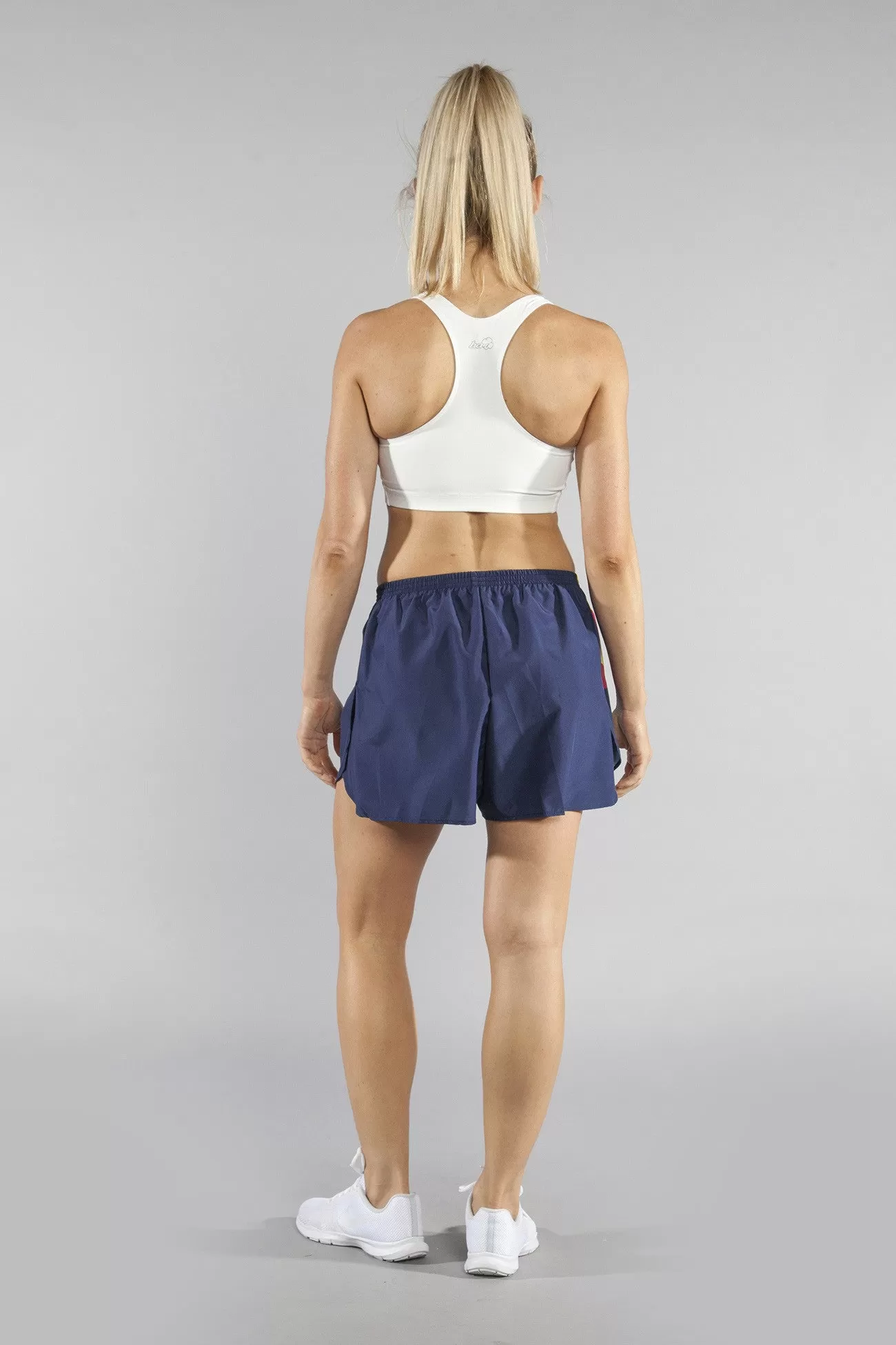 WOMEN'S 1.5" SPLIT TRAINER SHORT- Arizona