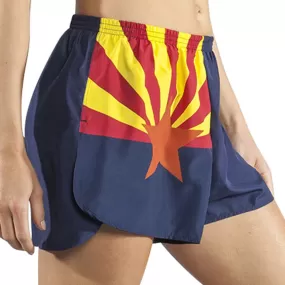 WOMEN'S 1.5" SPLIT TRAINER SHORT- Arizona