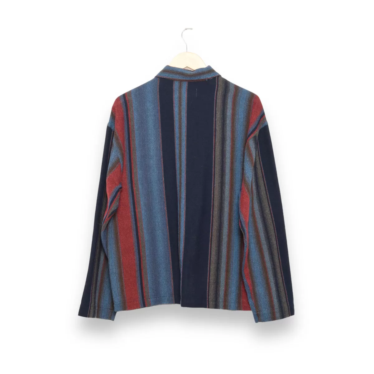 YMC PJ Overshirt blue multi